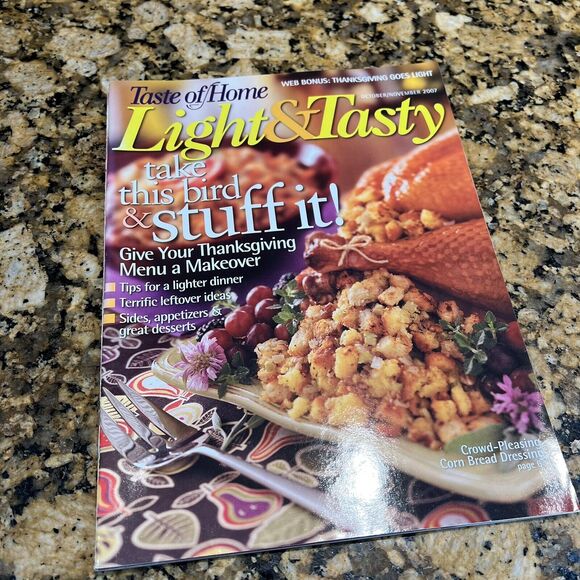 Taste of Homes Light And Tasty Cooking Recipe Magazines 2007 Back Issue Set Of 6 - Picture 10 of 13